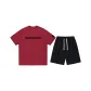 Gucci Red Top+Black Pants