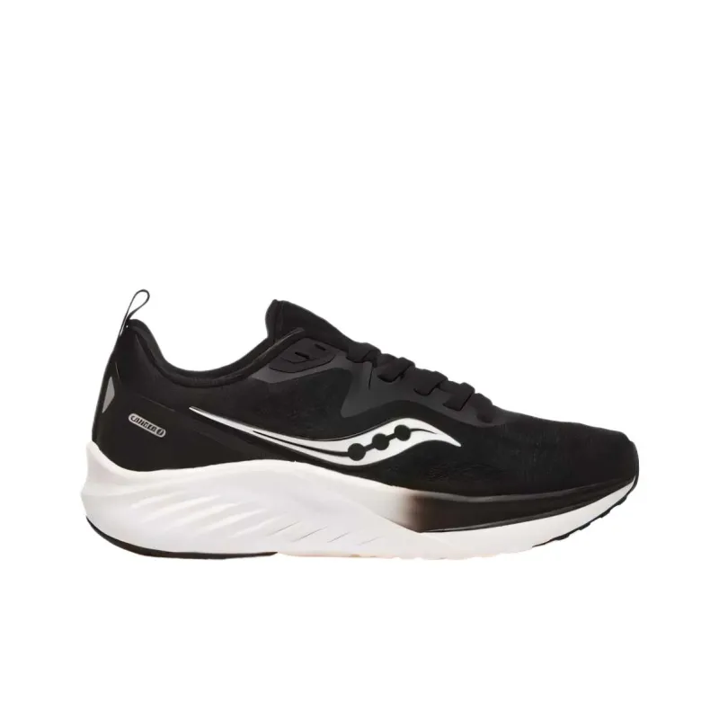 Saucony LANCER 3 Abrasion Resistant Low Top Running Shoes Unisex Black-1