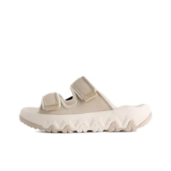 UGG Slip Resistant Slide Slippers Unisex Light Beige