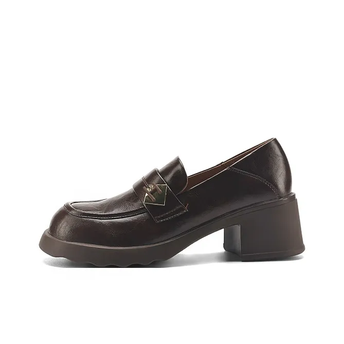 FIVE PLUS Loafers Women's Black, Brown-6