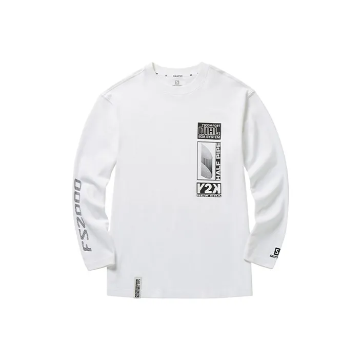 SALOMON T-Shirts Unisex White-0