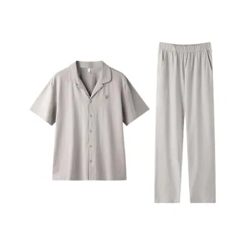 ZAO FU NIAO Pajama Set Men's Star Gray