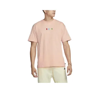 Nike T Shirts Men Orange Pink