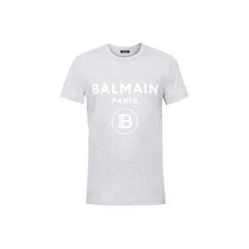 BALMAIN T-Shirts Men Gray