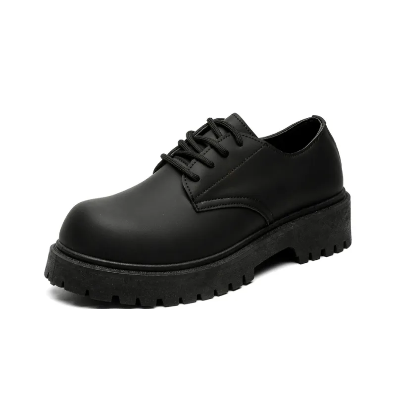JANECO Men's Casual Shoes Men Low Top Black-1