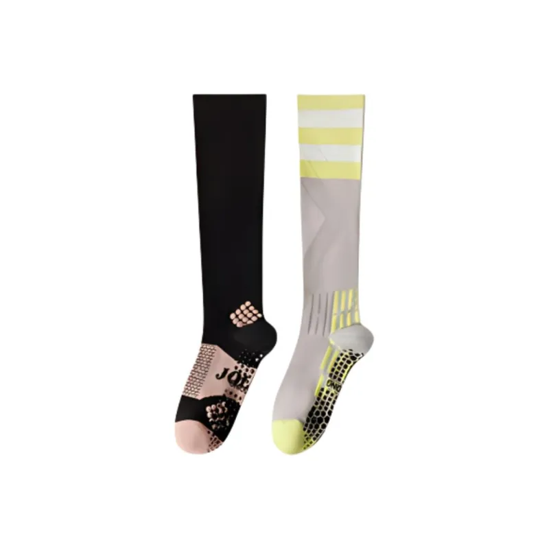Temooues Knee High Socks Women's Combo Set-17