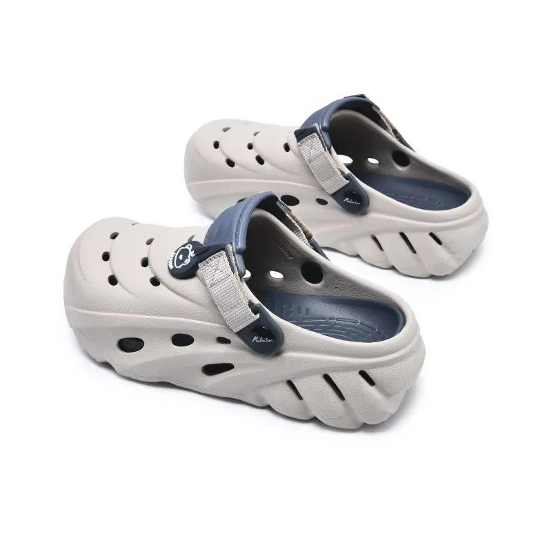 Mulinsen Clogs Women's Card Gray Blue-3