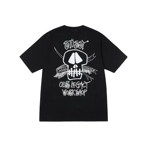 Stussy X Our Legacy Work Shop Surf Skull Pigment Dyed Tee