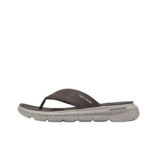 Skechers Abrasion Resistant Flip Flops Men's Brown