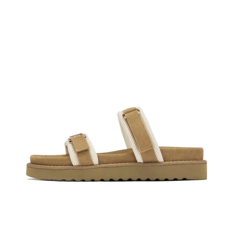 73Hours Cream Edge Beach Sandals Women's-5