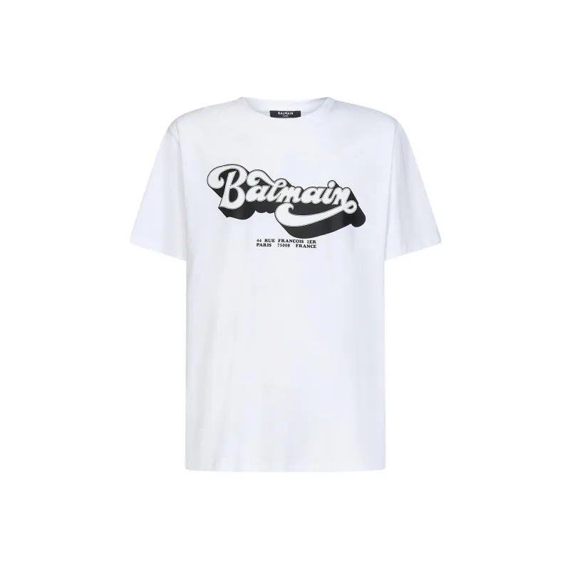 BALMAIN Bulky Fit 70s T Shirt-6