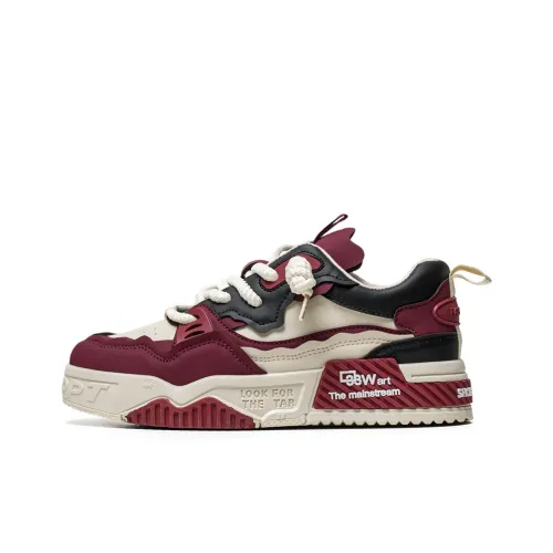 GAISIMA Breathable Low Top Skateboard Shoes Men's Red