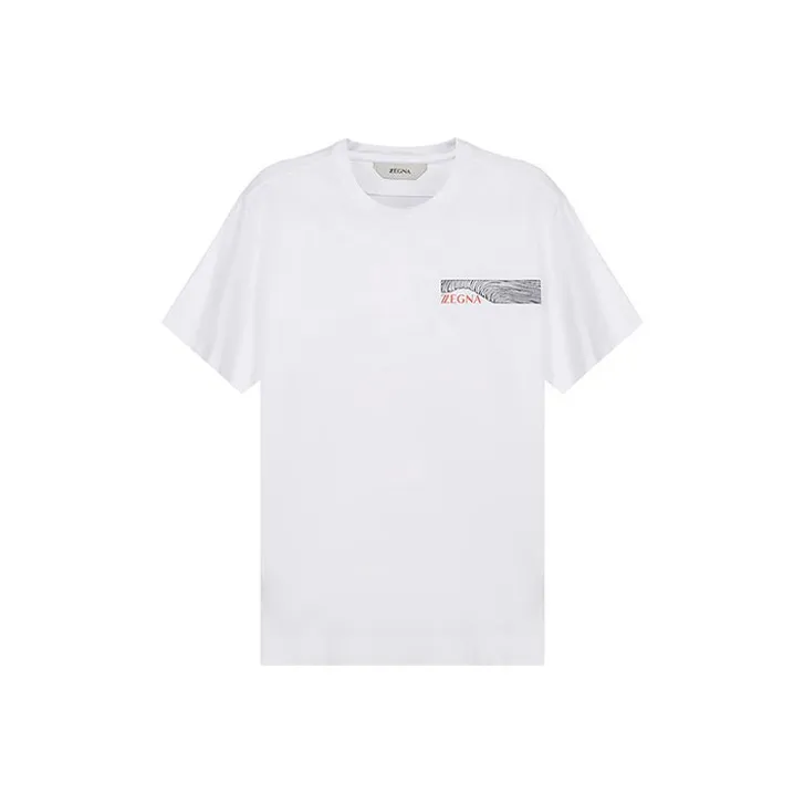 Zzegna T Shirts Men White-0