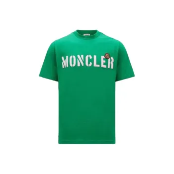 Moncler T Shirts Men Green