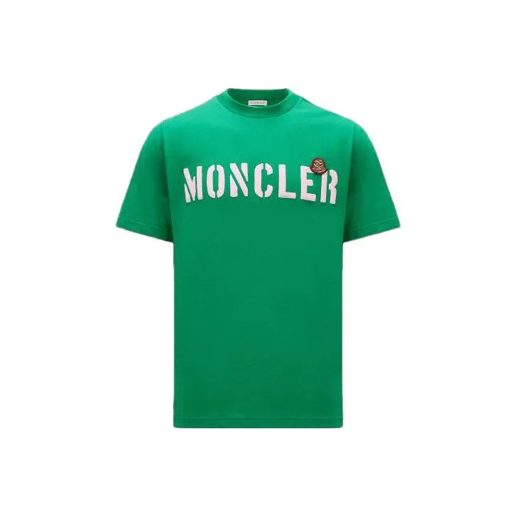 Moncler T Shirts Men Green-0