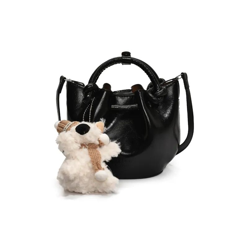 Yalu PU Bucket Bag, Handheld Shoulder Bag, Crossbody Bag, Handbag Regular Women's Multicolor-8