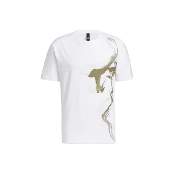 Adidas Raglan Sleeve T-Shirt Men's White