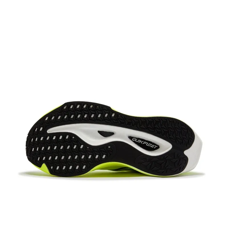 361° Flame 4MIX Cushioning Slip Resistant And Abrasion Resistant Low Top Casual Running Shoes Unisex Neon Solar Yellow-4