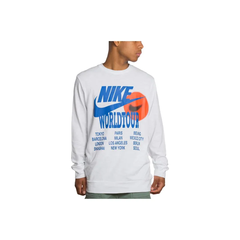 Nike T Shirts Men White-0