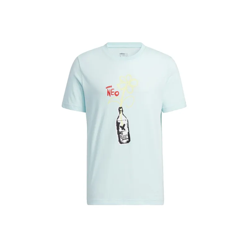 Adidas Neo T Shirt Men's Mint Green-0