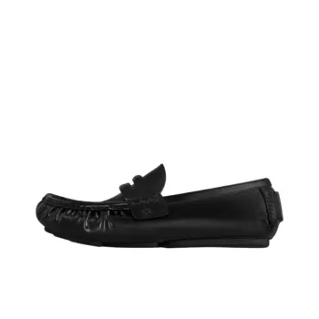 LOUIS VUITTON Footprint Casual Shoes Men's Black