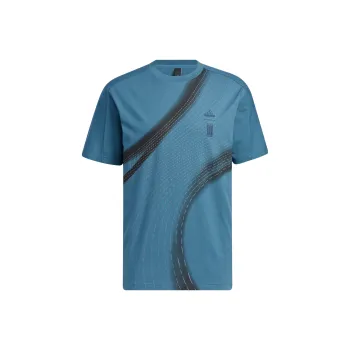 Adidas Wuji Series T Shirt Men's Indigo
