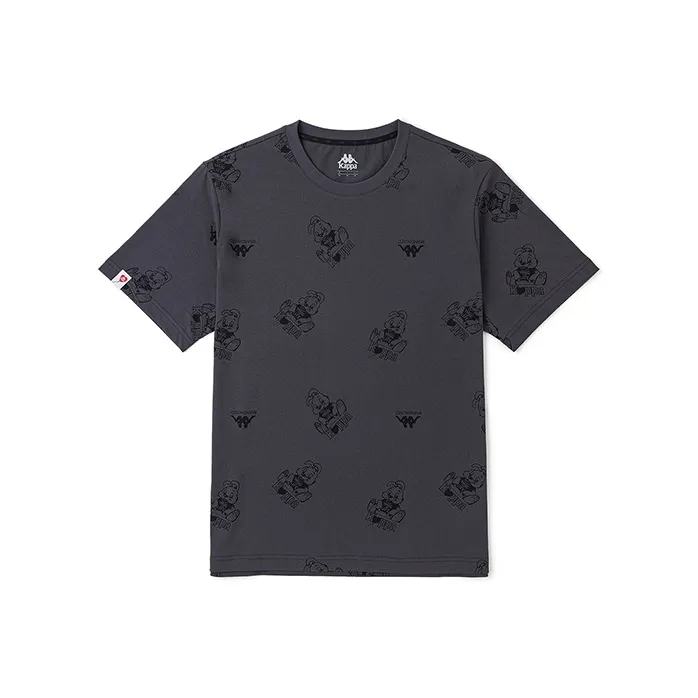 Banksy X Kappa Banksy T-Shirts Unisex Reinforced Steel Gray-1107-0