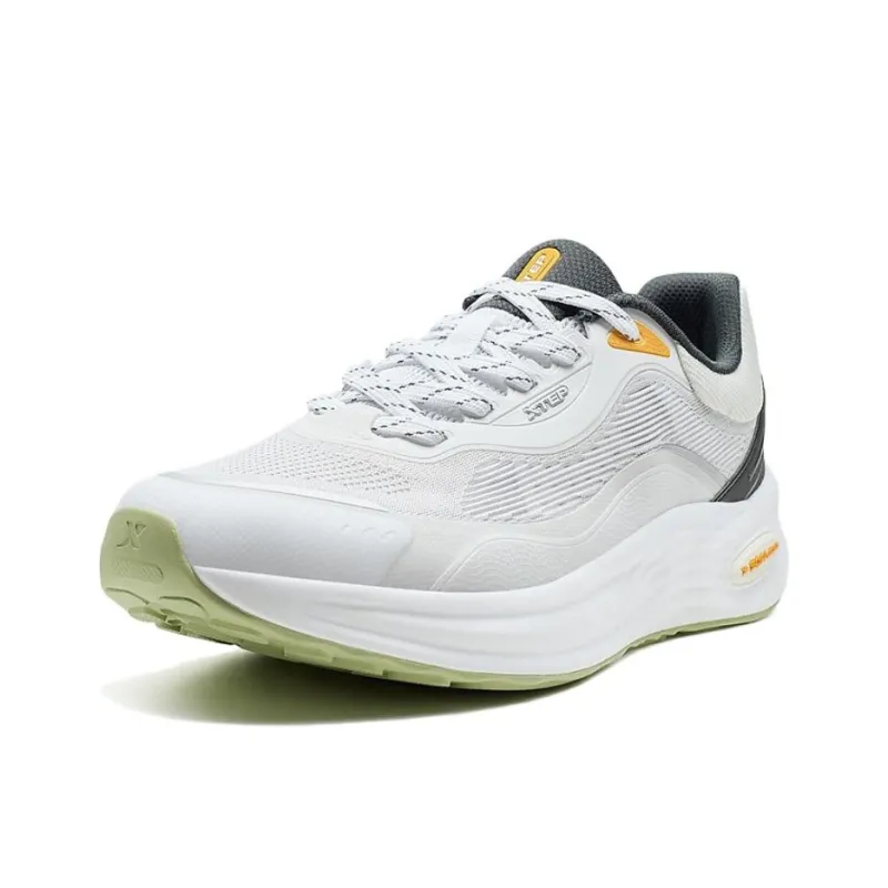 XTEP Slip Resistant Breathable Low Top Casual Shoes Men's White-1