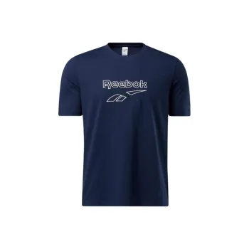 Reebok Set-in Sleeve T-Shirt Unisex Navy Blue