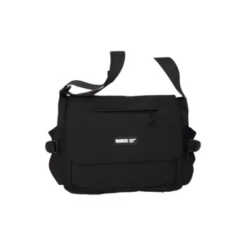 Warrior Nylon Shoulder Bag Regular Unisex Black