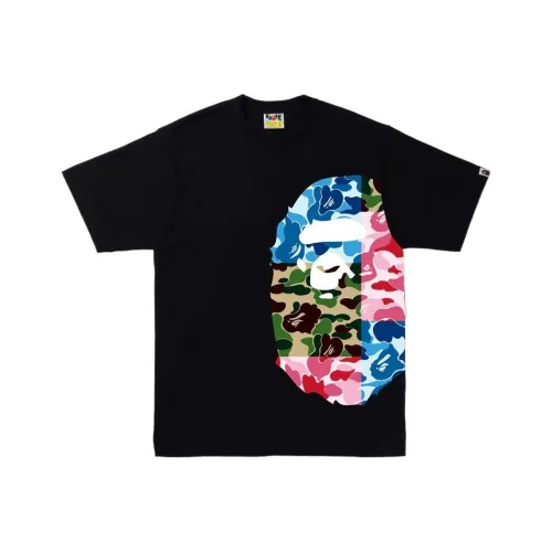 A BATHING APE Abc Camo Crazy Side Big Ape Head Tee