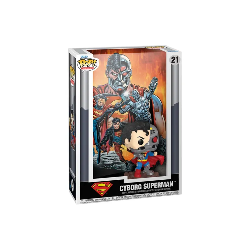 Funko DC Comic Cover Semi Mechanical Superman Chibi Figures-1