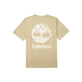 Timberland Drop Shoulder Sleeve T-Shirt Unisex Licorice Yellow