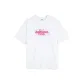 White Pink Text