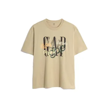 GAP SS23 T-Shirts Unisex Khaki
