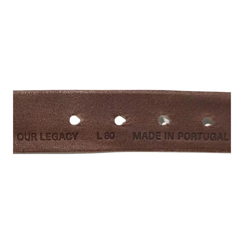OUR LEGACY Stud detailing Leather Belt-3