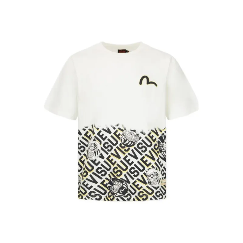 EVISU T-Shirts Men White-0