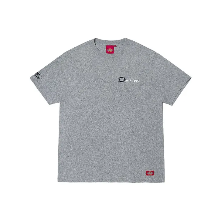 Dickies Straight T Shirt Unisex Medium Feather Gray-0