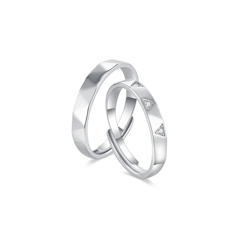 SHUIBEI S925 Silver Rings Unisex-0