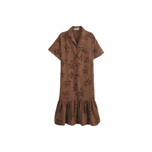 Urban Beauty Nightgown Women's Light Brown