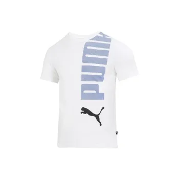 PUMA Drop Shoulder Sleeve T Shirt Men's White