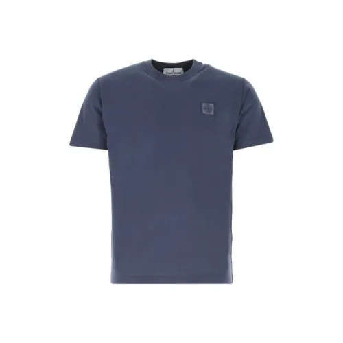 STONE ISLAND T Shirts Men Dark Blue