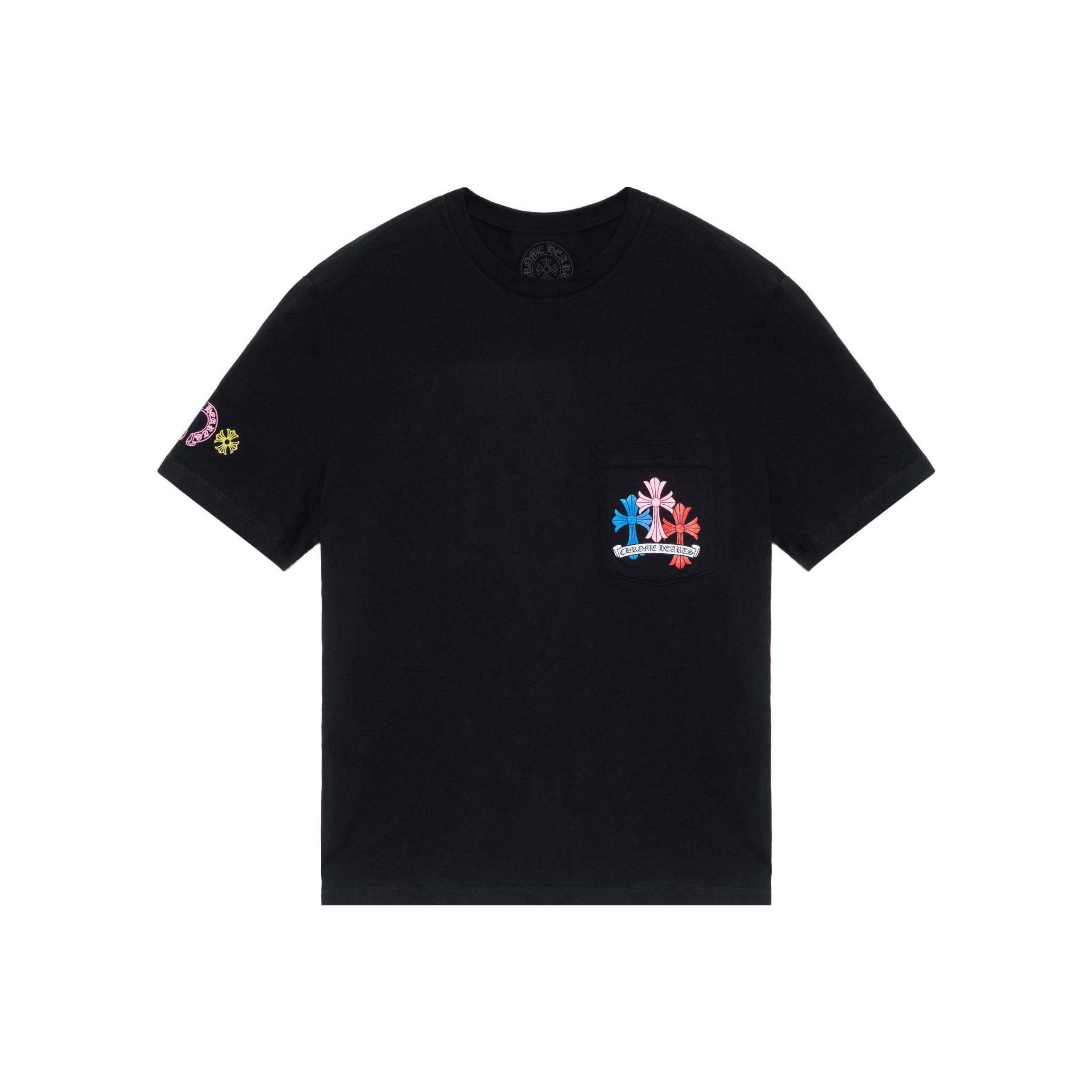 Chrome Hearts Multi Color Cross Cemetery T-shirt - Cheap Rcj Chrome Hearts Multi Color Cross Cemetery T-shirt - Cheap Rcj