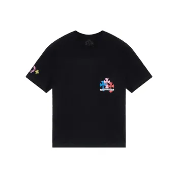 Chrome Hearts Multi Color Cross Cemetery T shirt