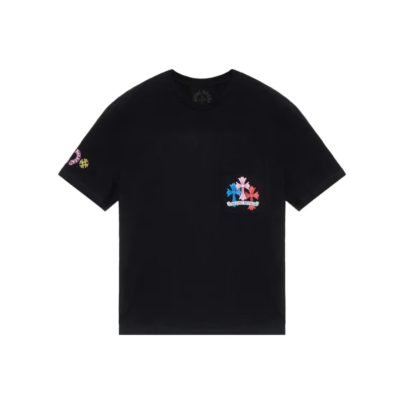 Chrome Hearts Multi Color Cross Cemetery T shirt-0