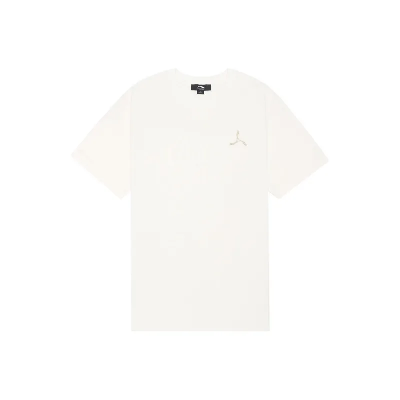LI NING 1990 Classic Collection T Shirt Men's Ecru-0