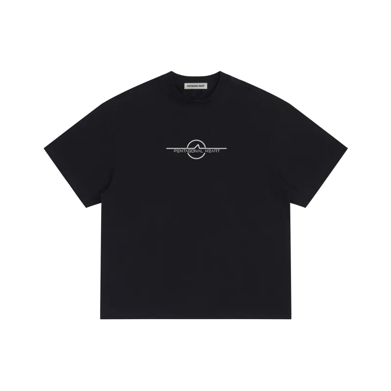 PENTAGONAL HEART Stepping Star Dream Series Round Neck T shirt Unisex-3