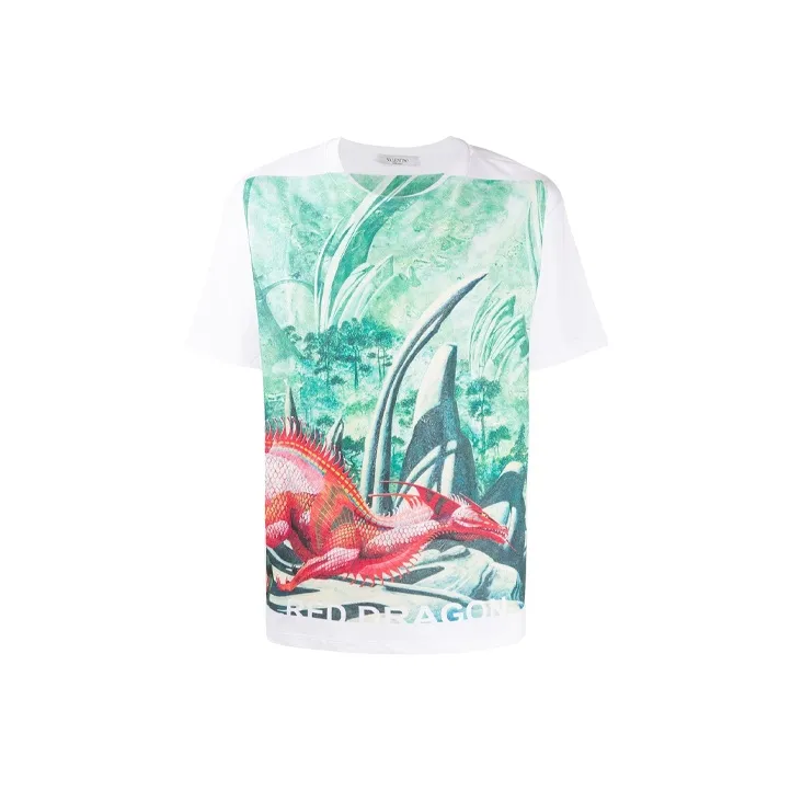 Valentino T-Shirts Men White-0