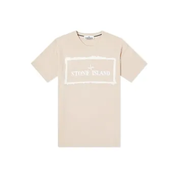STONE ISLAND T Shirts Men Pink