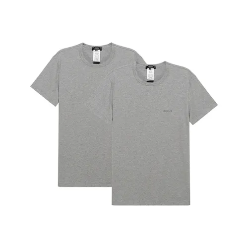 VERSACE T Shirt Men's 2 Pack Gray